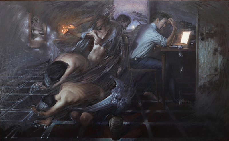 Annunciation by Muses by Scott  Breton | Lethbridge Gallery